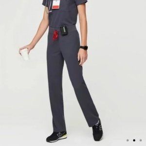 FIGS Charcoal Livingston Basic Scrub Pants Size XS